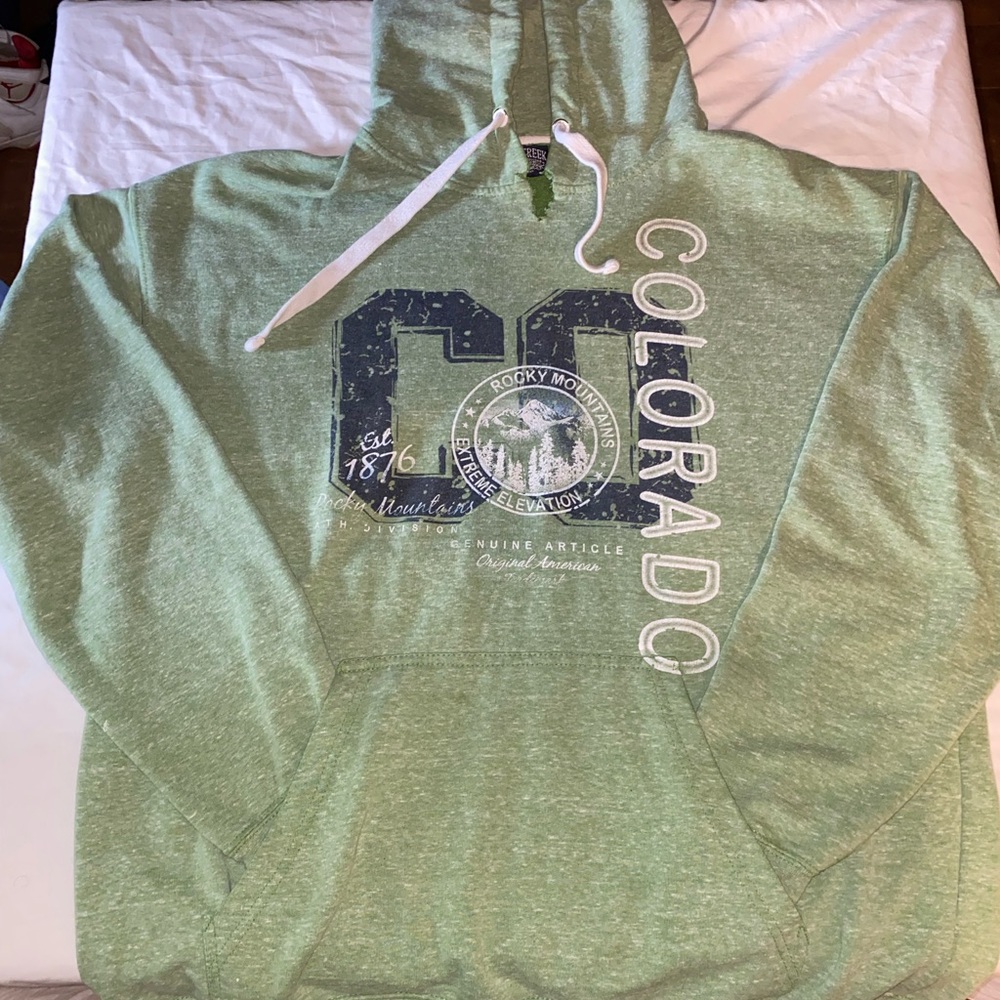 Green Salt Creek “Colorado” hoodie size Large